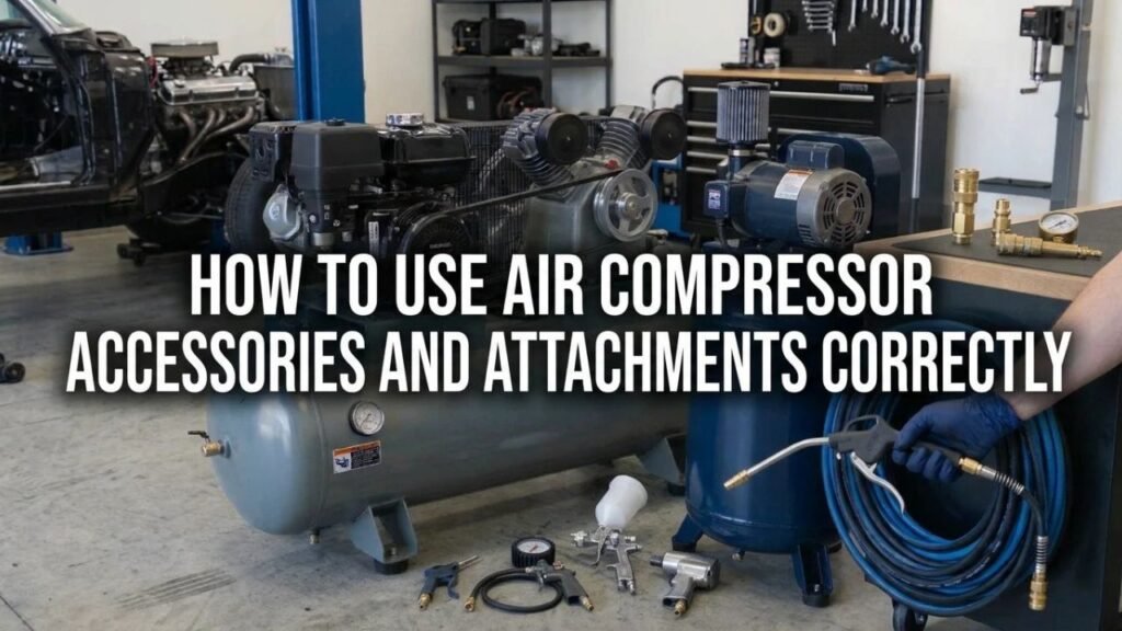 How to Use Air Compressor Accessories and Attachments Correctly