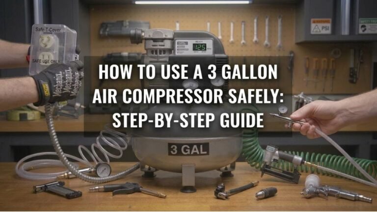 How to Use a 3 Gallon Air Compressor Safely: Step-by-Step Guide