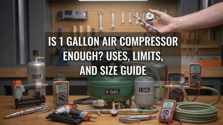 Is 1 Gallon Air Compressor Enough? Uses, Limits, and Size Guide