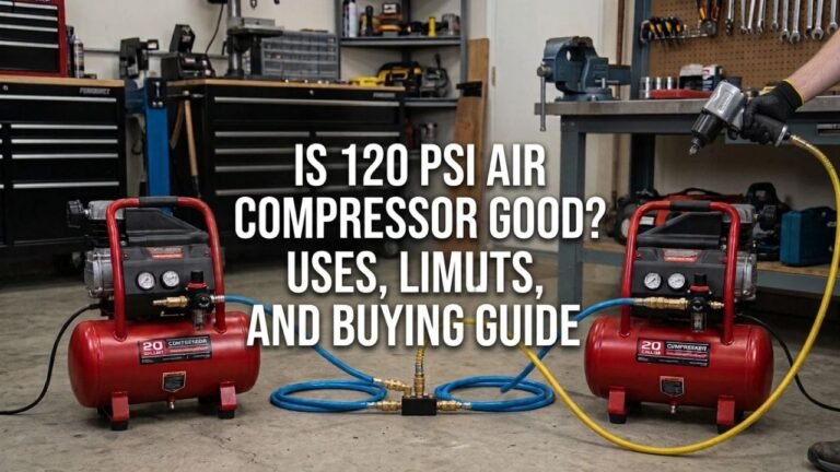 Is 120 PSI Air Compressor Good? Uses, Limits, and Buying Guide