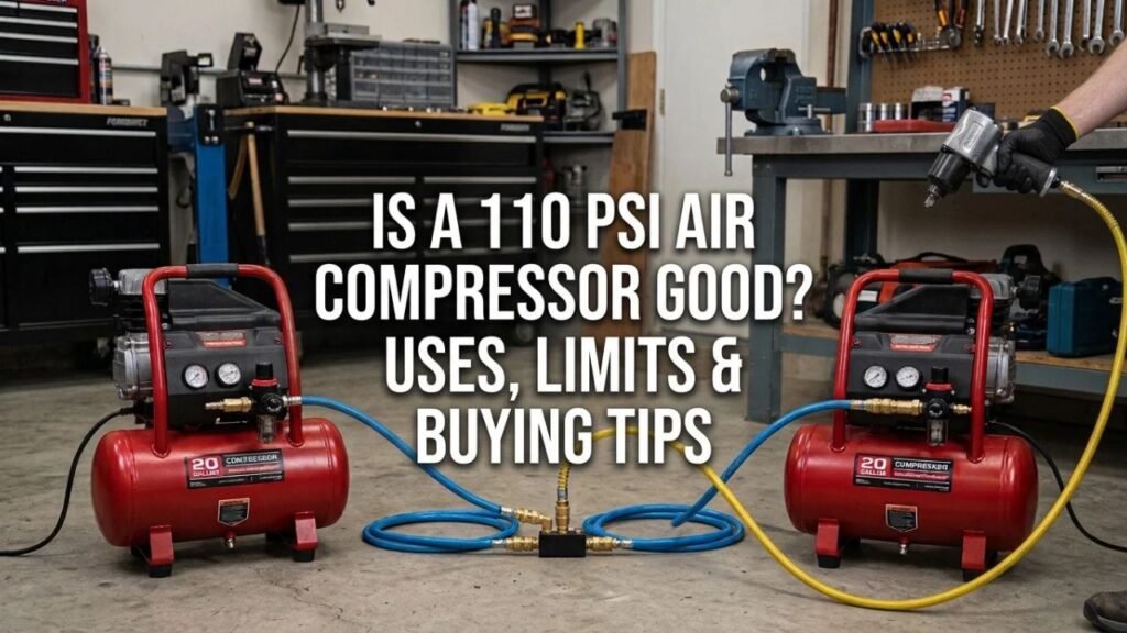 Is a 110 PSI Air Compressor Good? Uses, Limits & Buying Tips