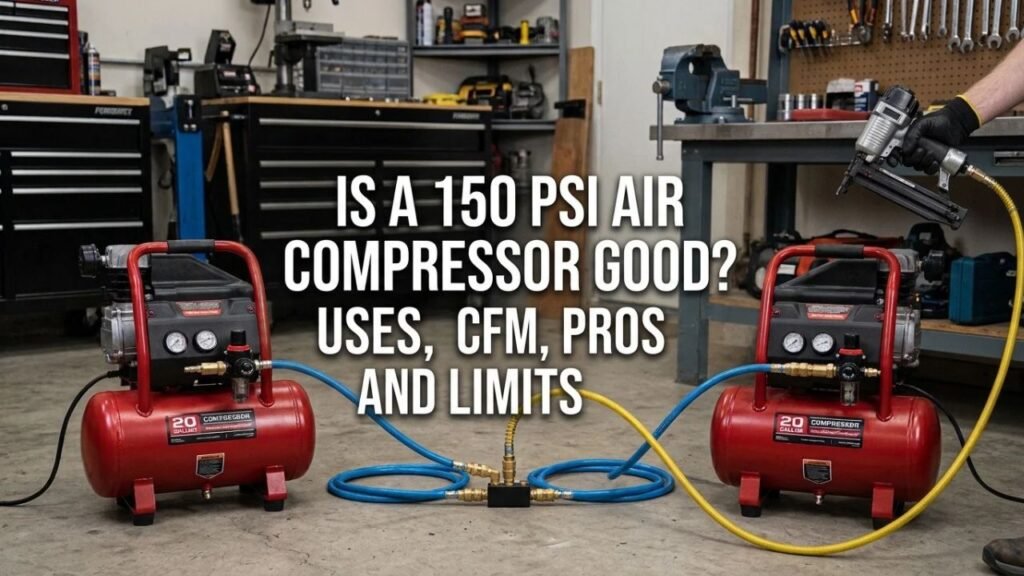 Is a 150 PSI Air Compressor Good? Uses, CFM, Pros and Limits