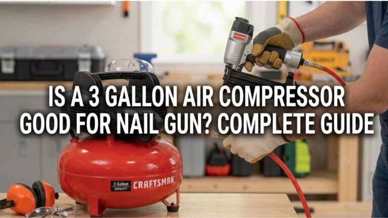 Is a 3 Gallon Air Compressor Good for Nail Gun? Complete Guide