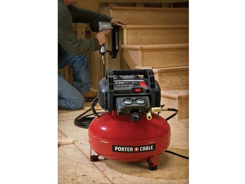 Pneumatic nailers are arguably the ideal application for the PORTER-CABLE C2004-WK.