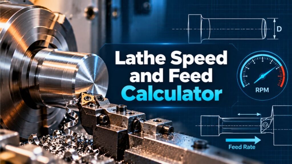 Lathe Speed and Feed Calculator | Turning RPM & Feed