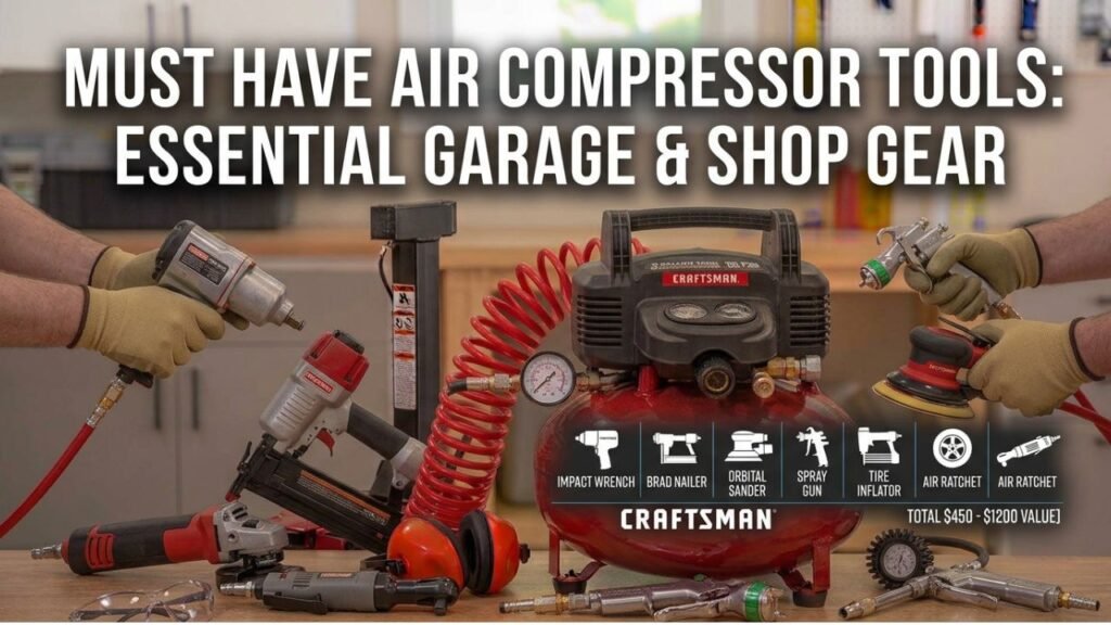 Must Have Air Compressor Tools: Essential Garage & Shop Gear