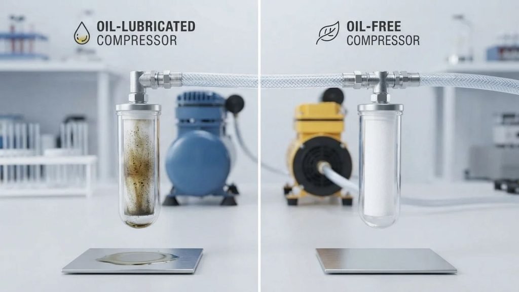 Oil vs Oil Free Air Compressor Air Quality
