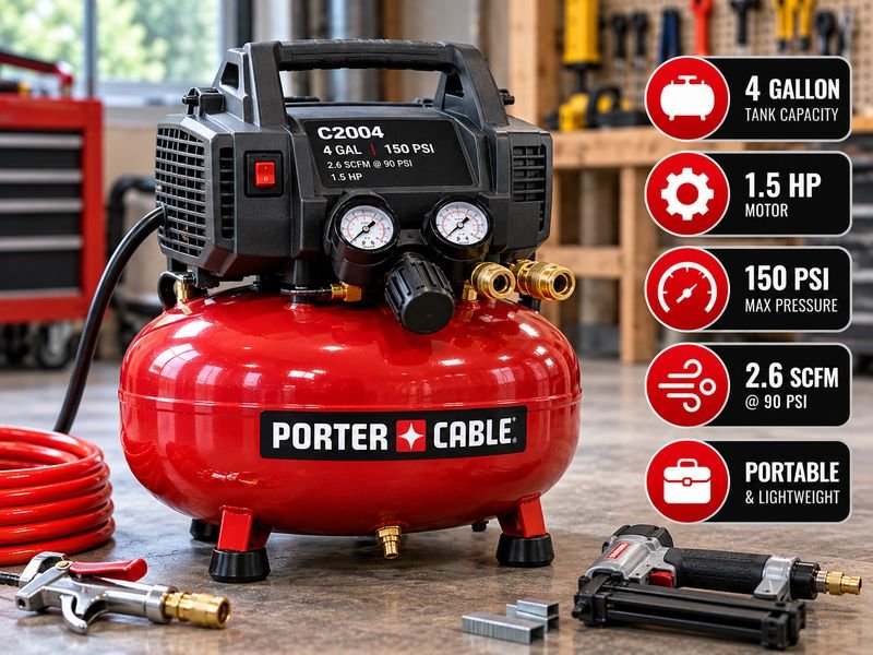 PORTER-CABLE C2004-WK 4-Gallon Air Compressor: Full Guide