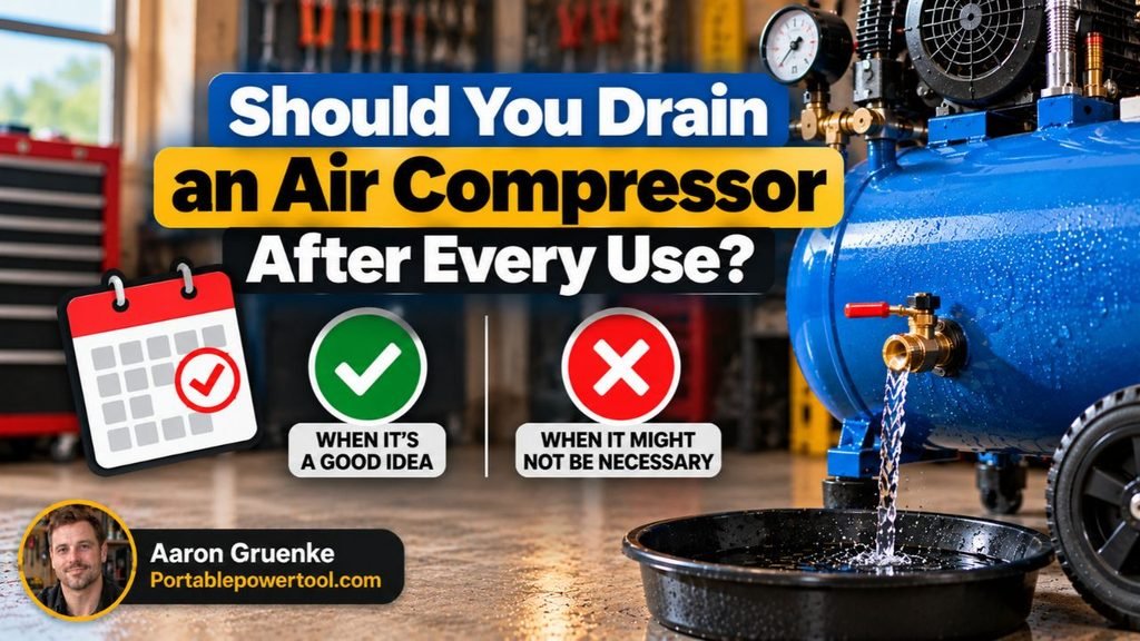 Should You Drain an Air Compressor After Every Use?