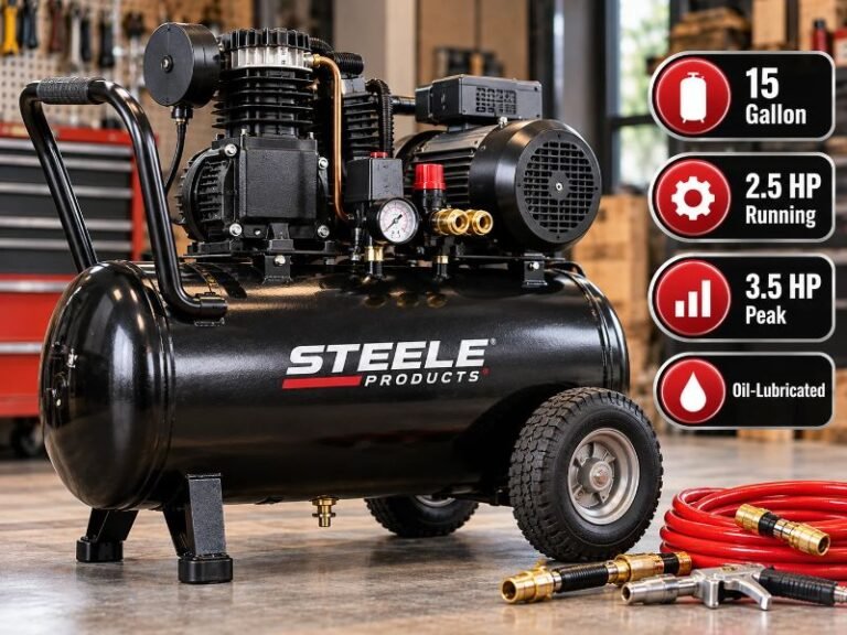 Steele Products SP-CE415M Review: 15-Gallon Air Compressor