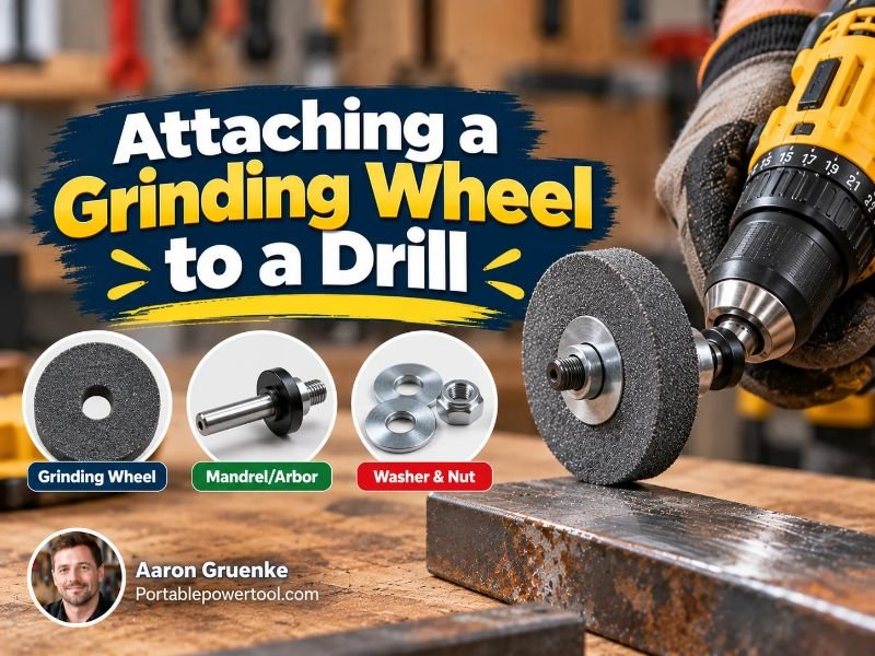 Step-by-Step: Attaching a Grinding Wheel to a Drill