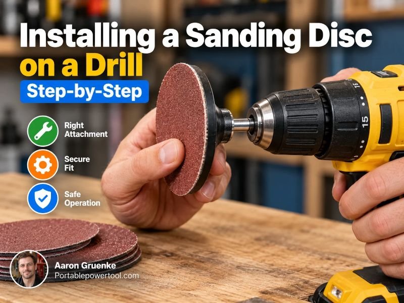 Step-by-Step: Installing a Sanding Disc on a Drill