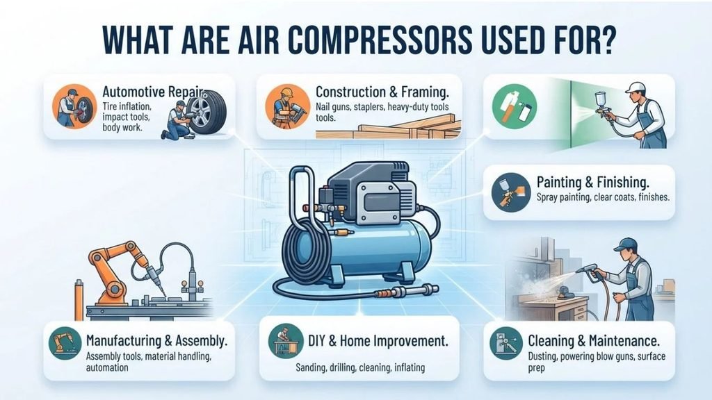 What Are Air Compressors Used For?