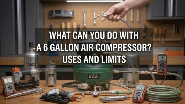 What Can You Do With a 6 Gallon Air Compressor? Uses and Limits