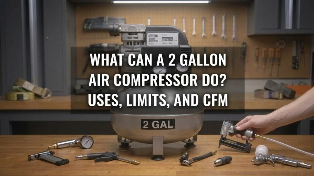 What Can a 2 Gallon Air Compressor Do? Uses, Limits, and CFM
