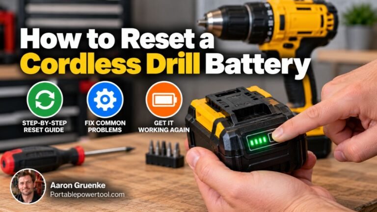 What Does “Resetting” a Drill Battery Actually Mean?