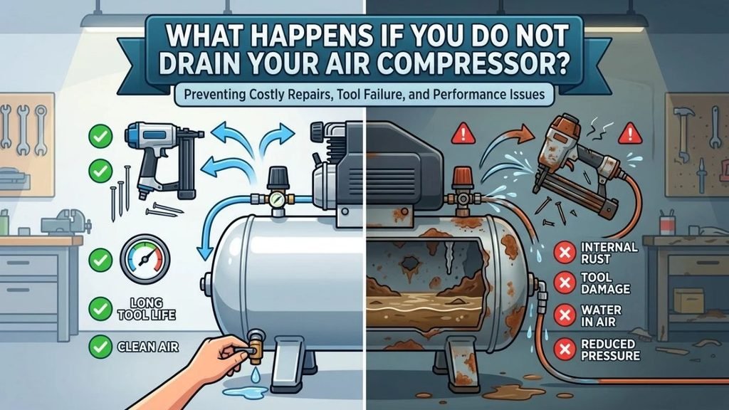 What Happens if You Do Not Drain the Air Compressor?