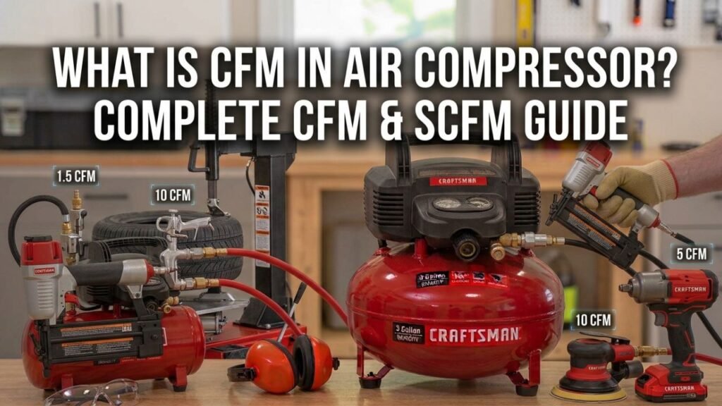 What Is CFM in Air Compressor? Complete CFM & SCFM Guide