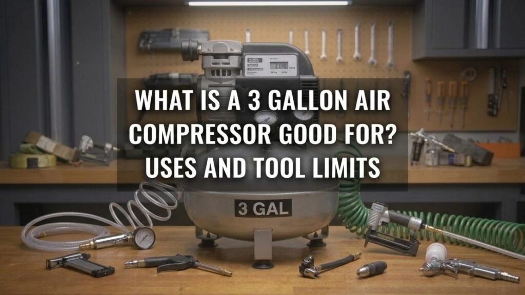 What Is a 3 Gallon Air Compressor Good For? Uses and Tool Limits