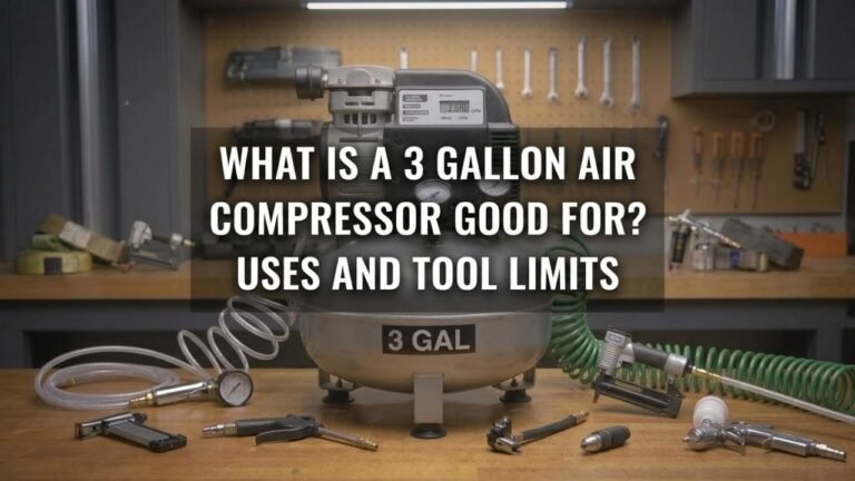 What Is a 3 Gallon Air Compressor Good For? Uses and Tool Limits