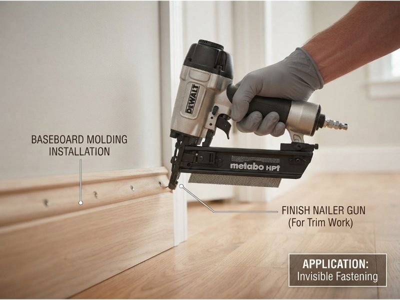 What Is a Finish Nailer Gun Used For?