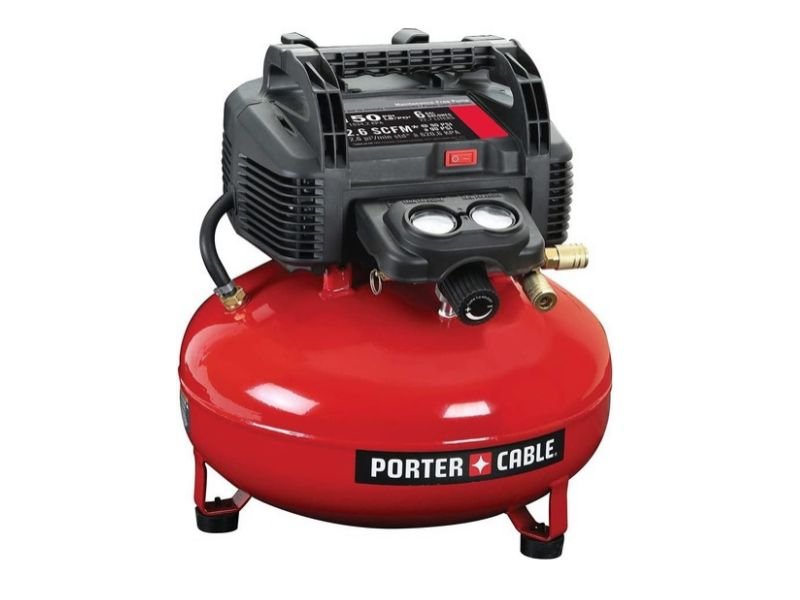 What Is the PORTER-CABLE C2004-WK? The C2004-WK is an oil-free portable pancake compressor.