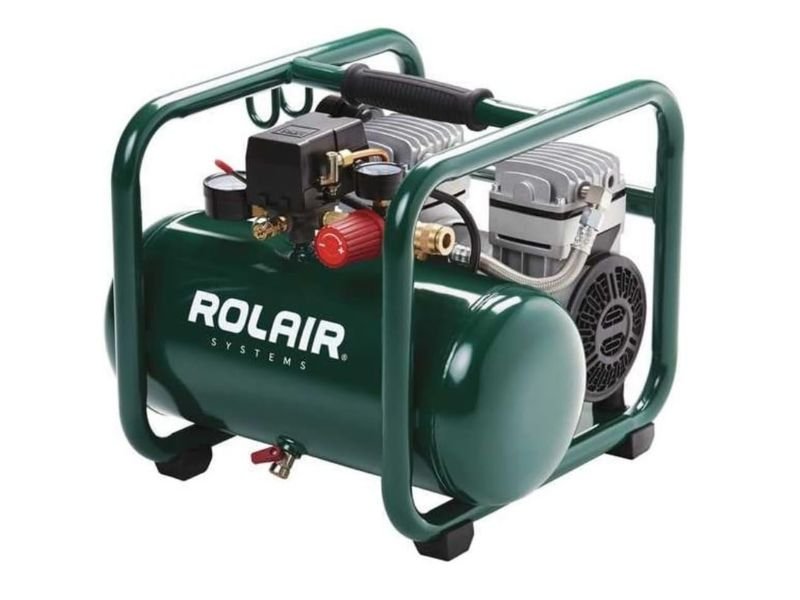 What Makes the Rolair JC10 Different? Plenty of small compressors can operate a finish nailer. The major difference with the Rolair JC10 air compressor is how quietly it does the job.
