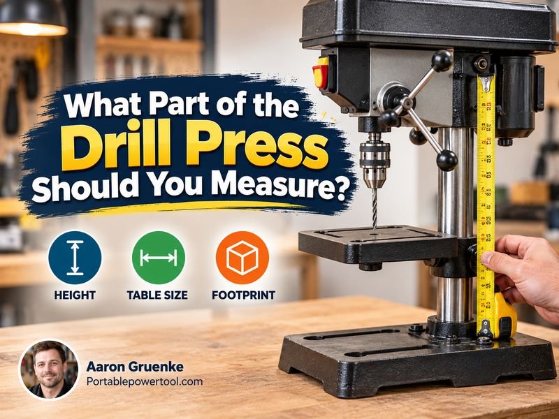 What Part of the Drill Press Should You Measure?