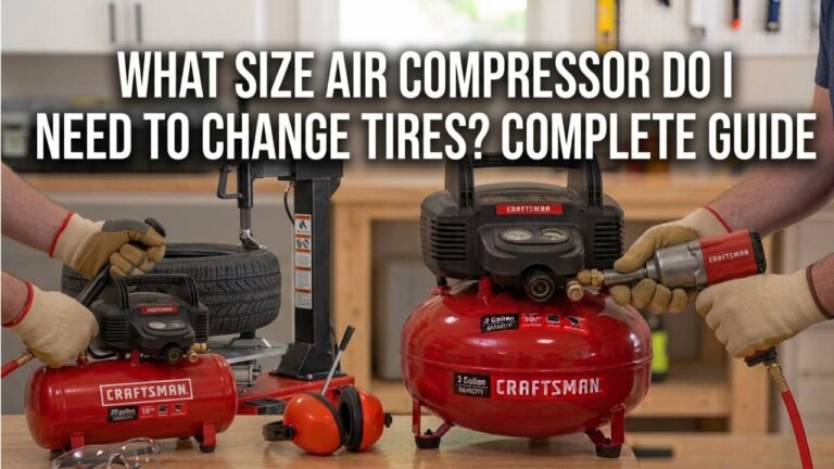 What Size Air Compressor Do I Need to Change Tires? Complete Guide