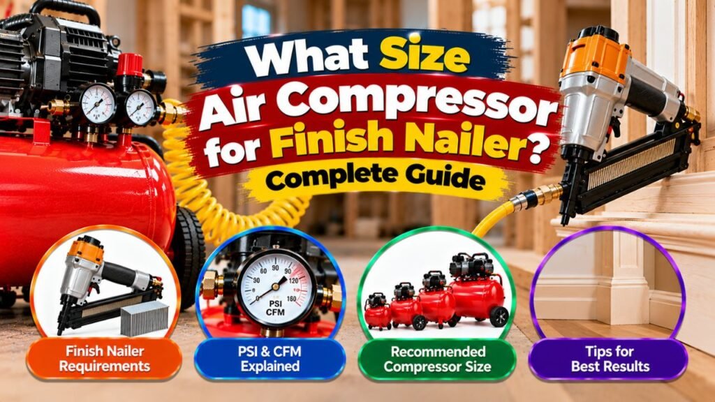 What Size Air Compressor for Finish Nailer? Complete Guide