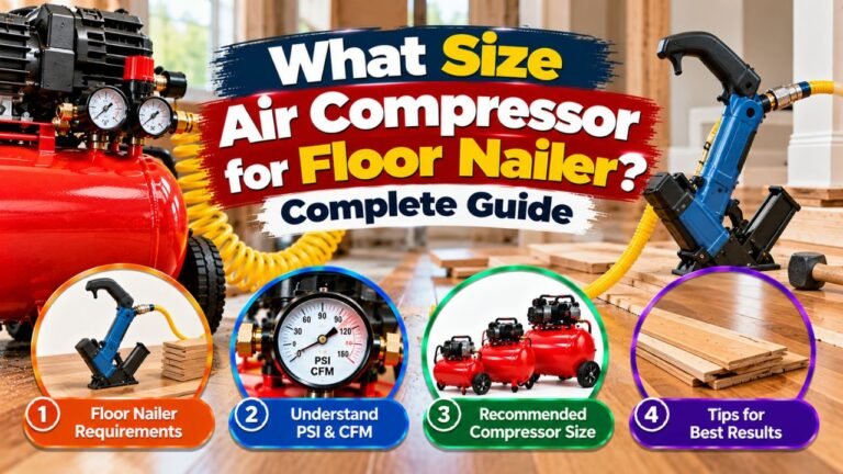 What Size Air Compressor for Floor Nailer? Complete Guide