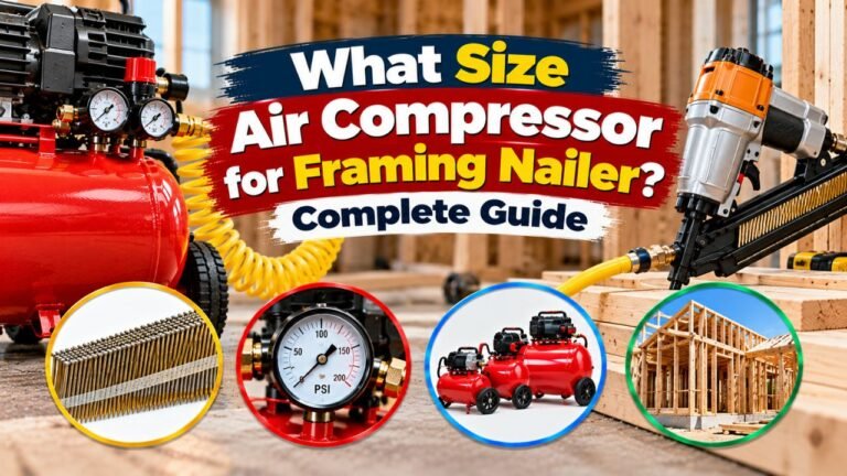What Size Air Compressor for Framing Nailer? Complete Guide