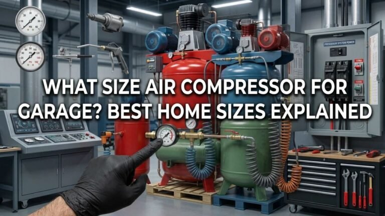 What Size Air Compressor for Garage? Best Home Sizes Explained