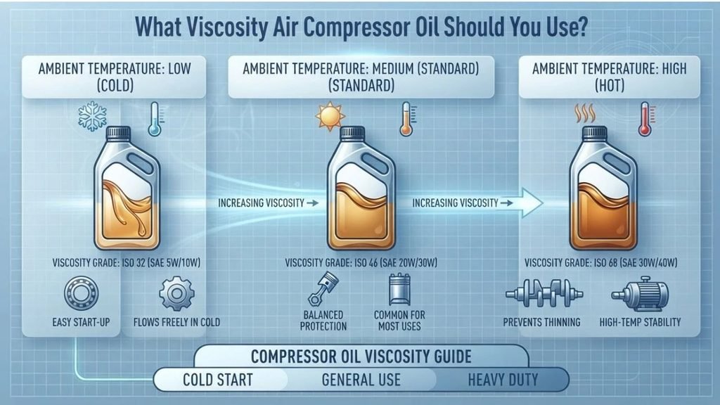 What Viscosity Air Compressor Oil Should You Use?