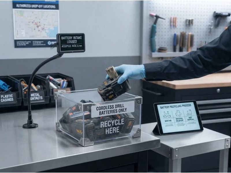 Where Can You Recycle Cordless Drill Batteries?