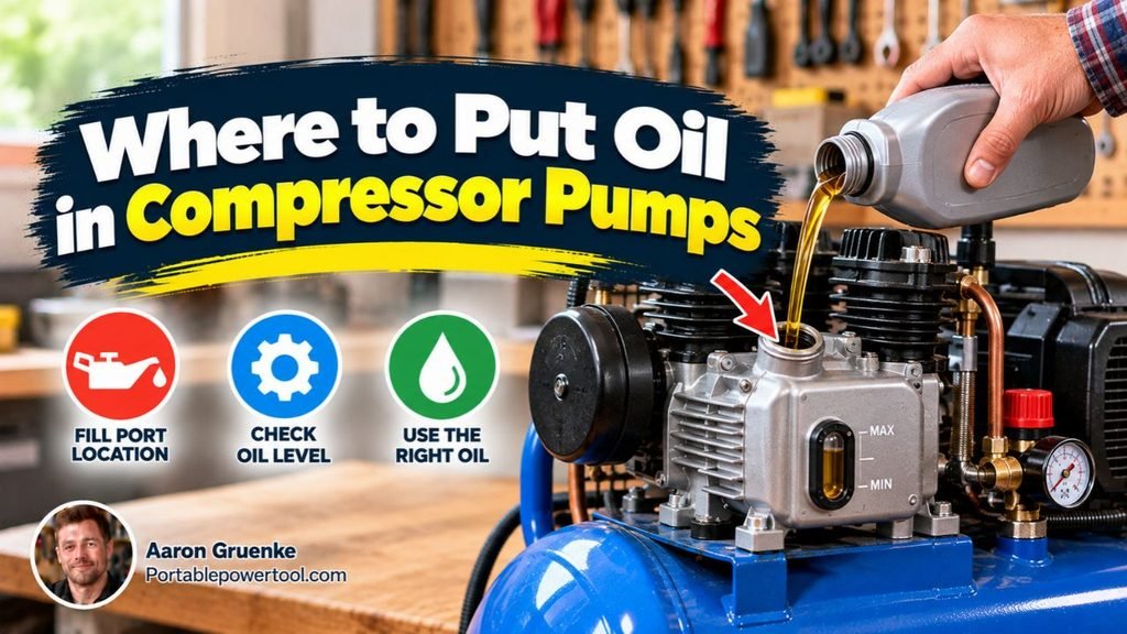 Where to Put Oil in Compressor Pumps