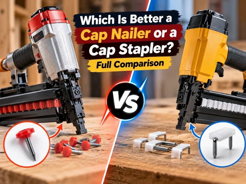 Which Is Better a Cap Nailer or a Cap Stapler? Full Comparison