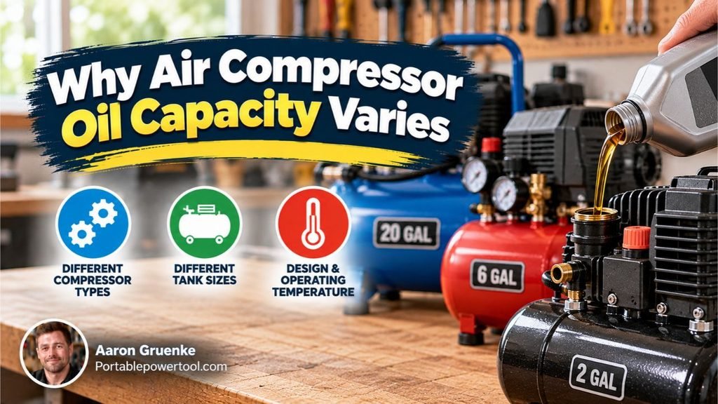 Why Air Compressor Oil Capacity Varies