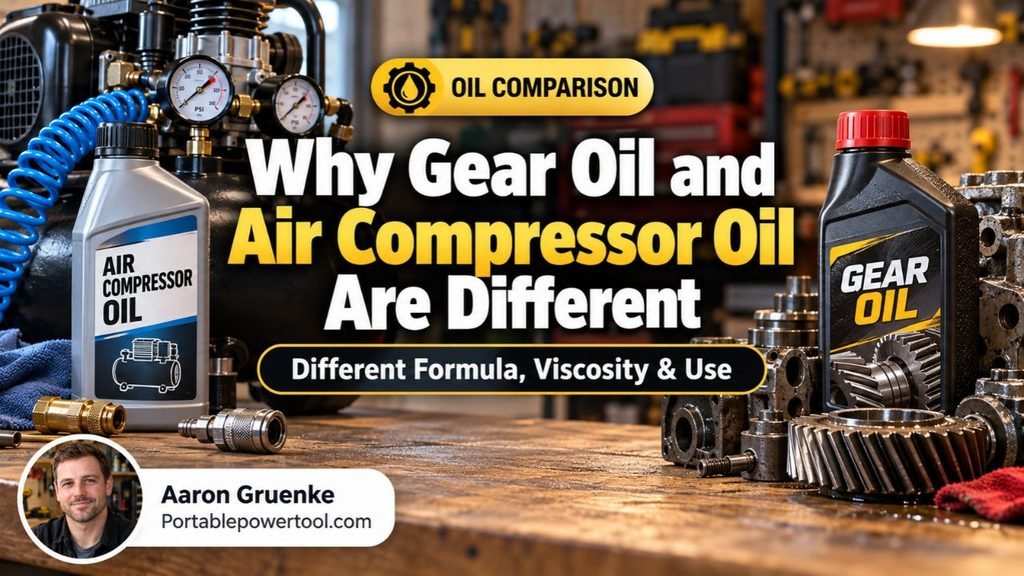 Why Gear Oil and Air Compressor Oil Are Different